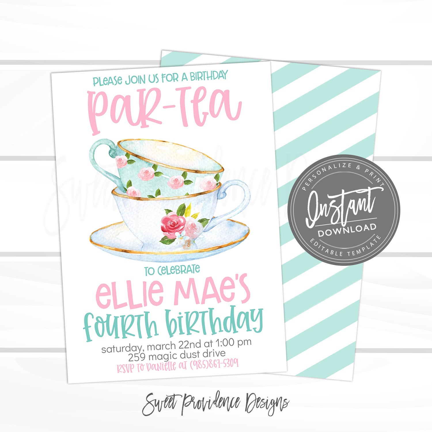 Tea Cup Invitation Template from www.sweetprovidence.com